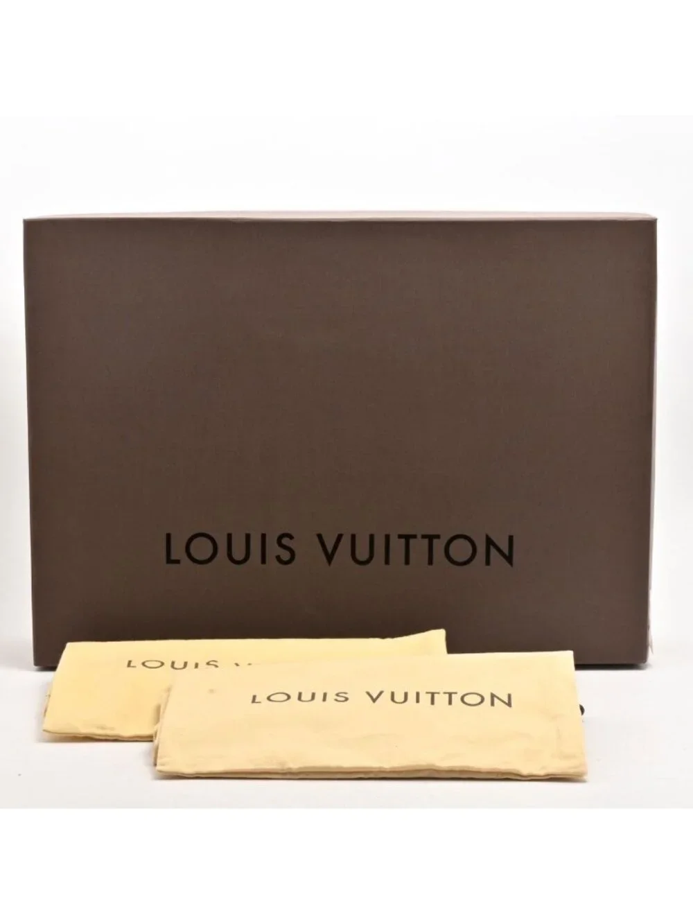 Louis Vuitton Long Boots Dark Brown Leather